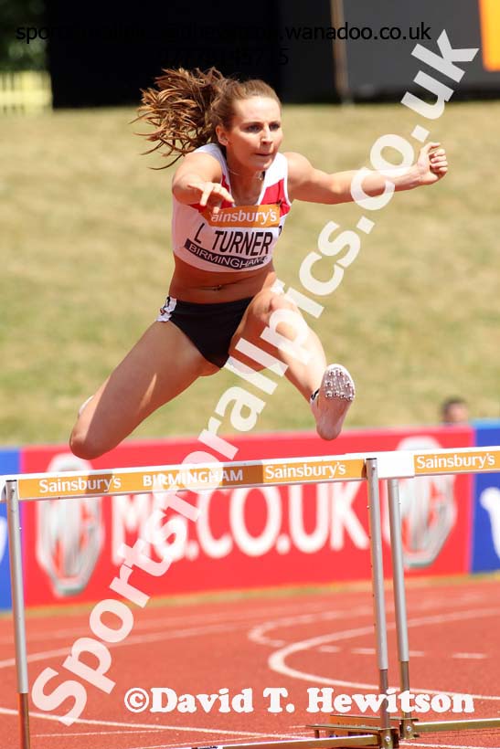 Womens 400 metres hurdles, Sainsbury's British Champs, Alexander Stadium, Birmingham. Photo: David T. Hewitson/Sprts for All Pics